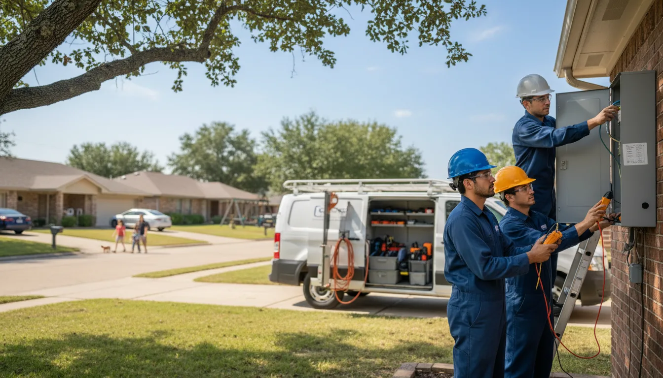 Certified electrician providing emergency electrical services in Riverside, PA